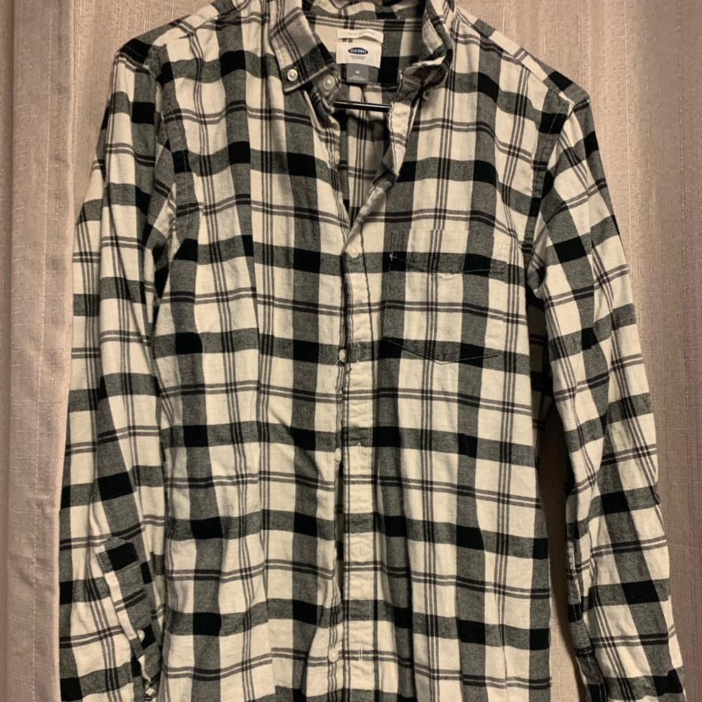Plaid button down
